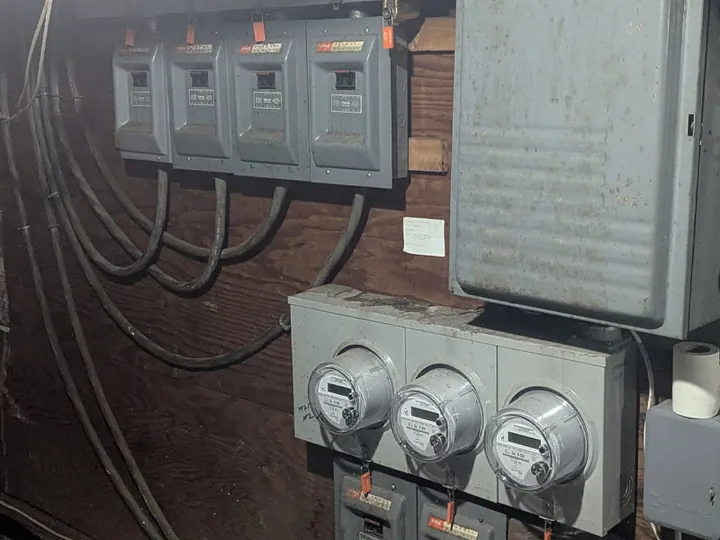 LAX meter and panel installation, project 2